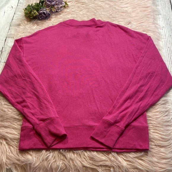 J. Crew Supercozy Mockneck Pullover Sweater Pink sz S - Picture 11 of 11